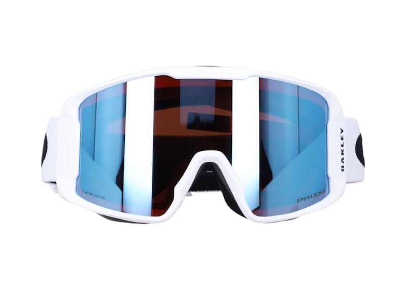 Oakley Line Miner M Sunglasses Matte White Prizm Sapphire (OO7093