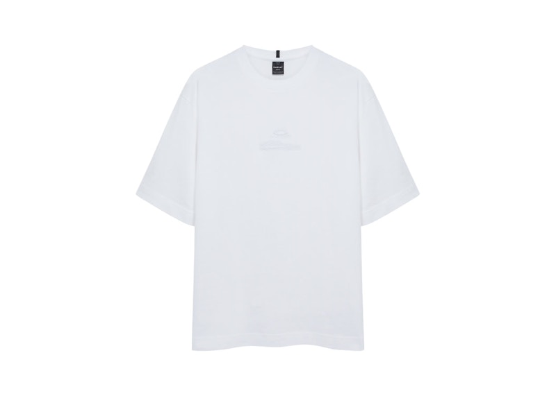 Oakley Mtn Ridge Embroidered Tee White