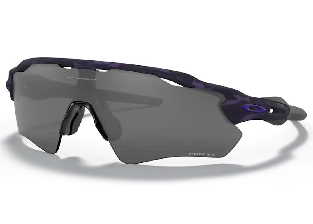 Pre-owned Oakley Radar Ev Path Sunglasses Electric Purple Shadow Camo/prizm Black (oo9208-a238)