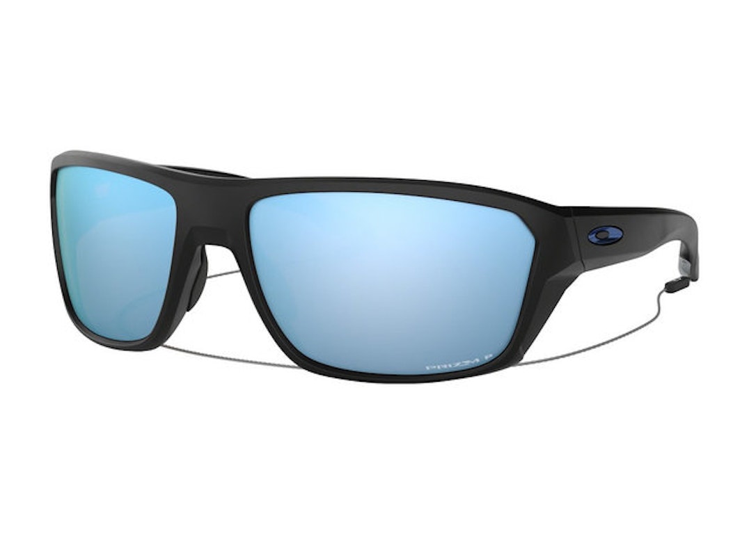 Pre-owned Oakley Split Shot Sunglasses Matte Black/prizm Deep H2o (0oo9416 94160664)
