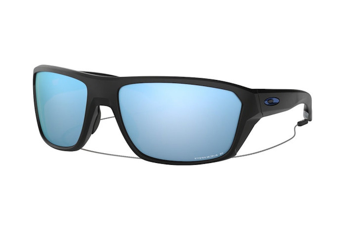 Pre-owned Oakley Split Shot Sunglasses Matte Black/prizm Deep H2o (0oo9416 94160664)