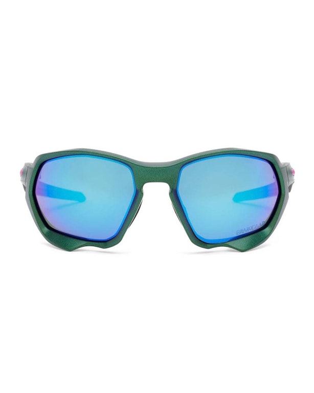 Pre-owned Oakley Sunglasses X Braind Dead Plazma Green/prizm Sapphire