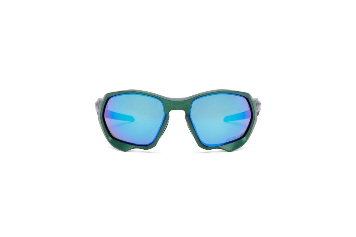 Pre-owned Oakley Sunglasses X Braind Dead Plazma Green/prizm Sapphire