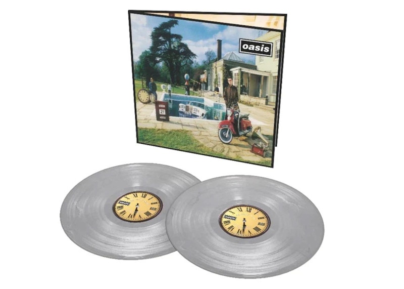 Oasis Be Here Now 25th Anniversary 2XLP Vinyl Silver - US