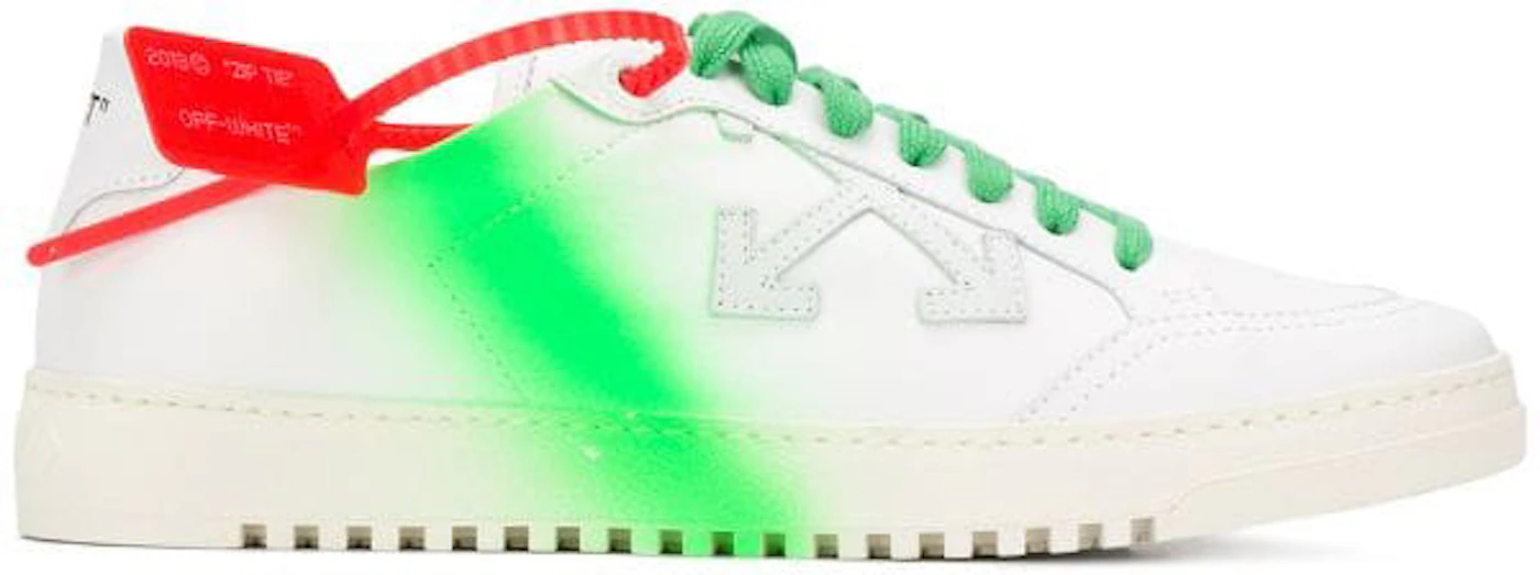 Off-White 2.0 Low Top Green Spray Men's - OMIA042S20D680430140 - US