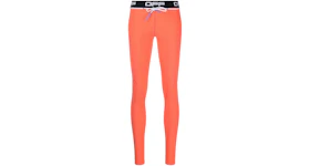 Off-White Active High-Waisted Leggings Coral Red