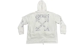 OFF-WHITE Airport Tape Double Layered Hoodie White