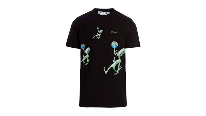 Off-White OMAA038F22JER008 ALIEN ARROW OVER T-shirt Tシャツ Buy Off-White Alien Arrow Over Short-Sleeve Tee 'Black/Green