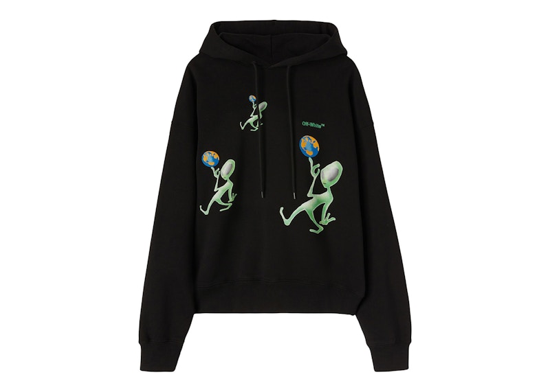 Off white hot sale hoodie black green