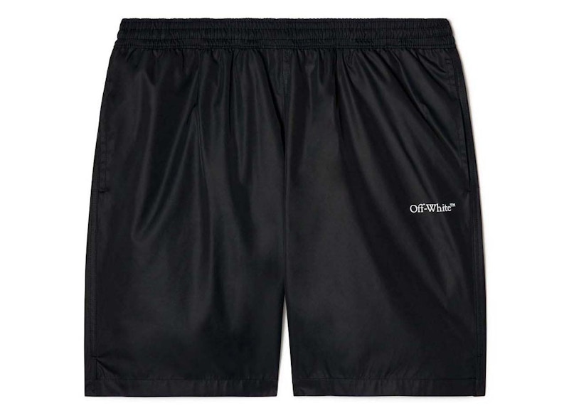 Pre-owned Off-white Men's Offwhite Arr Surfer Swim Shorts In Black