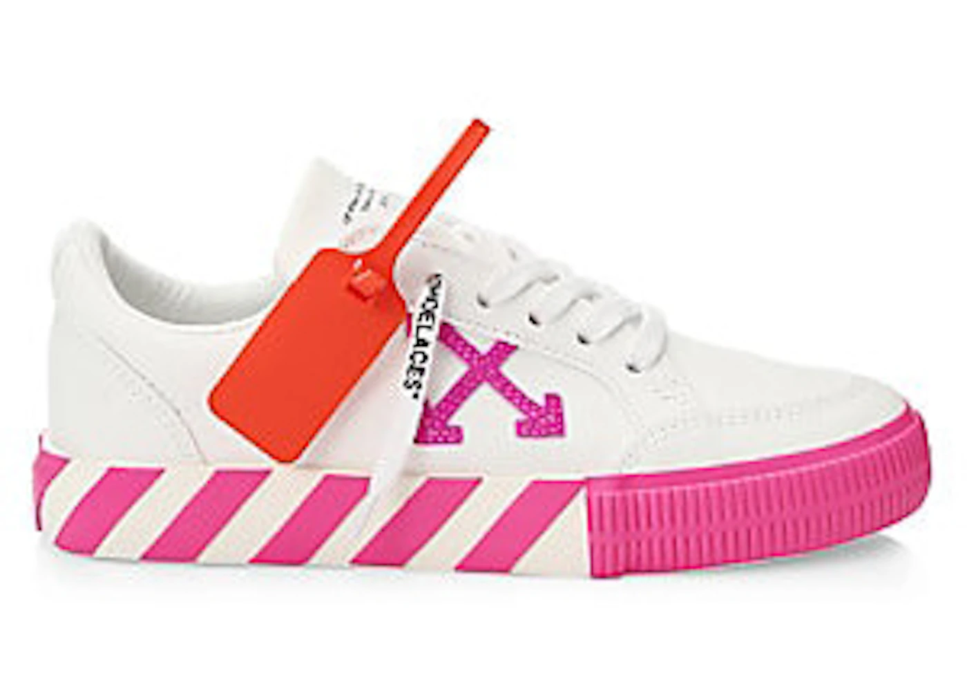 Vulc Sneaker Pink Off White Sneakers White Womens Off-White