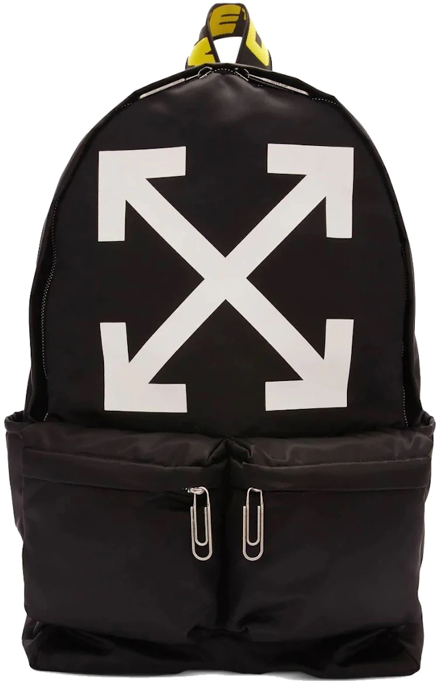 OFF-WHITE Arrow Nylon Backpack Black/White
