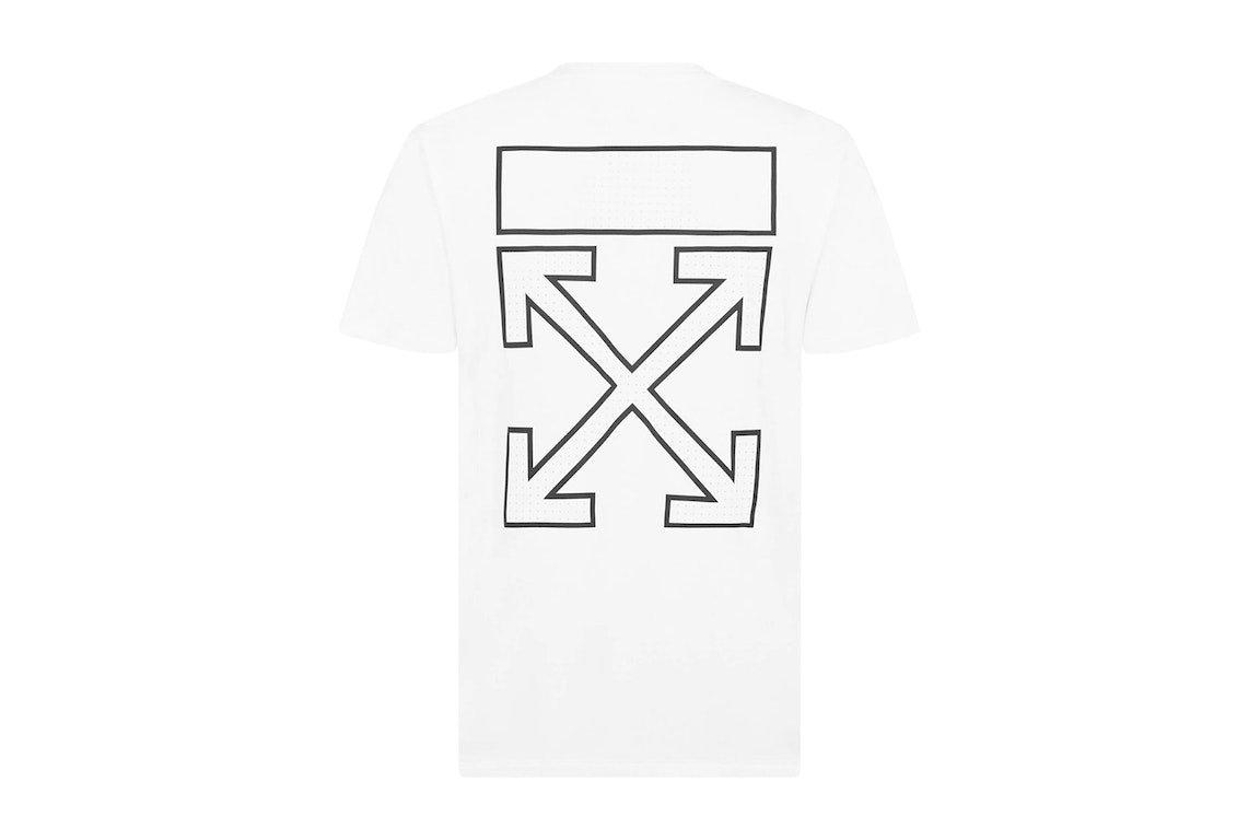 Pre-owned Off-white Arrow Outline S/s Sport T-shirt White/black