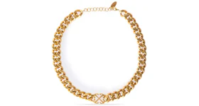 Off-White Arrows Chain-Link Necklace Gold-tone
