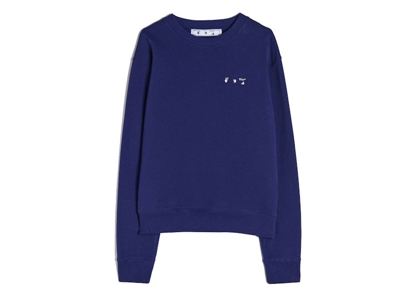 OFF-WHITE Arrows Logo Sweatshirt Blue