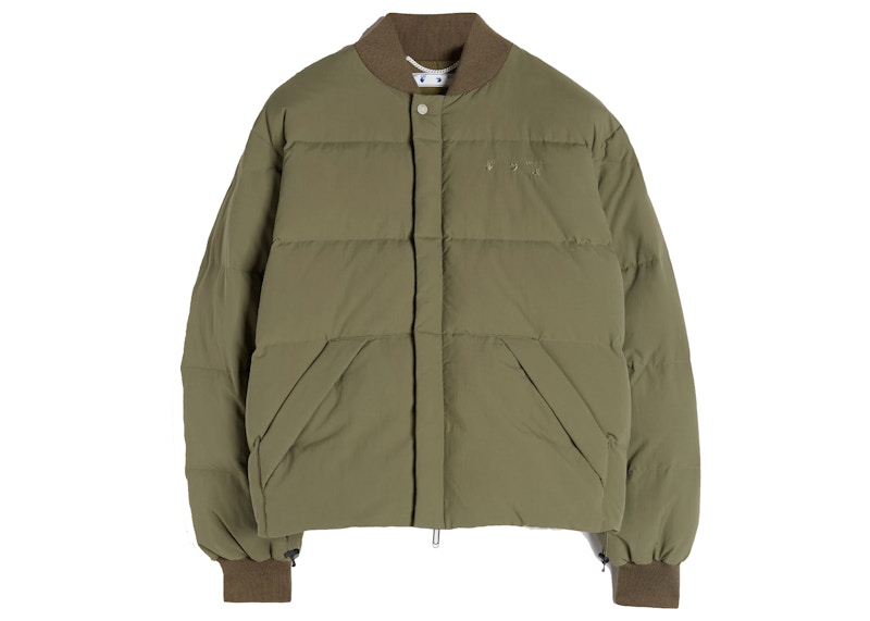 Green off white outlet jacket