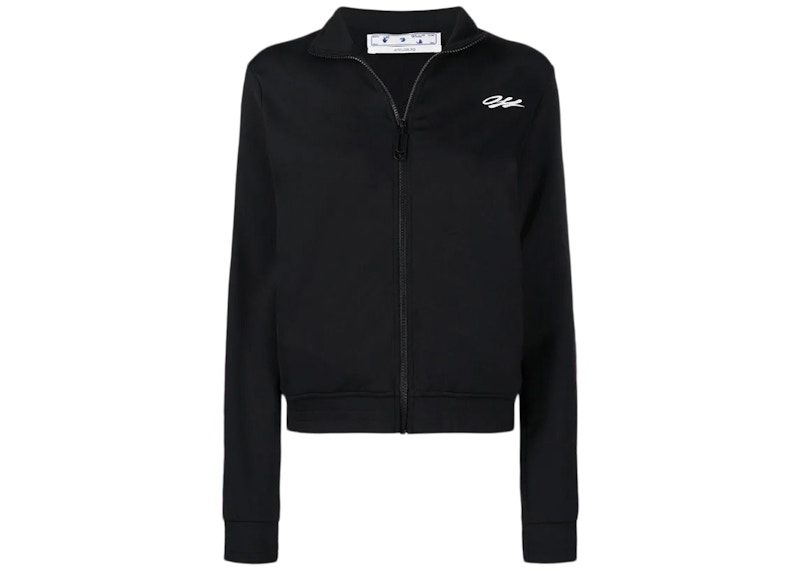 Pre-owned Off-white Women's Offwhite Athleisure Arrow Track Jacket In Black/pink/blue In Multi