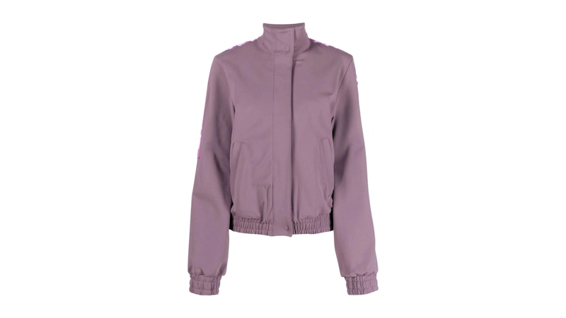 OFF-WHITE Athletic Logo Band Track Jacket Purple