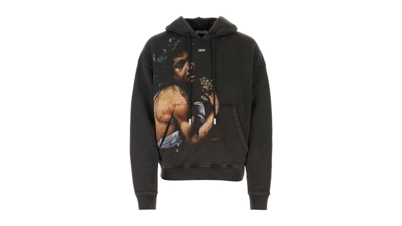 関税込*OFF-WHITE バッカス ロゴ スケート フーディ Bacchus Skate Hoodie in black | Off-White™ Official US