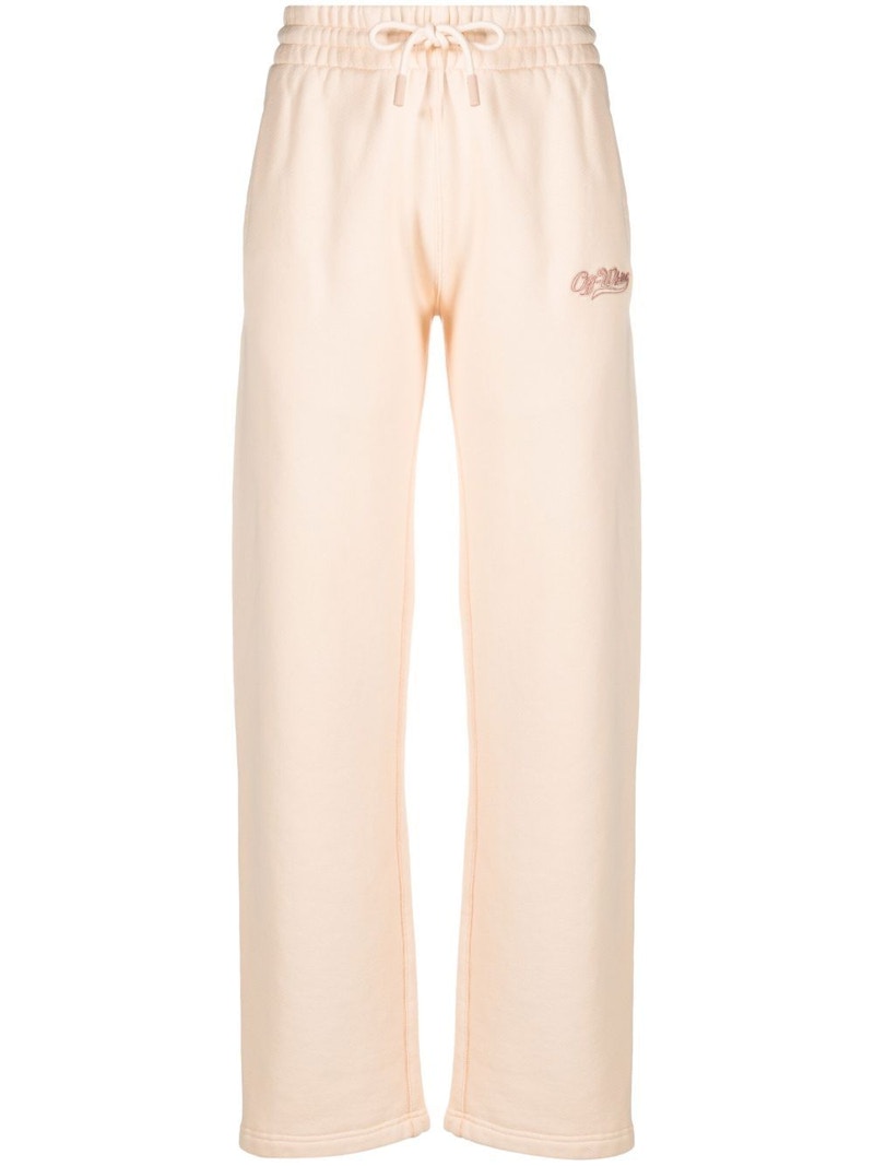 Pre-owned Off-white Women's Offwhite Baseball Logo Track Pants In Light Pink