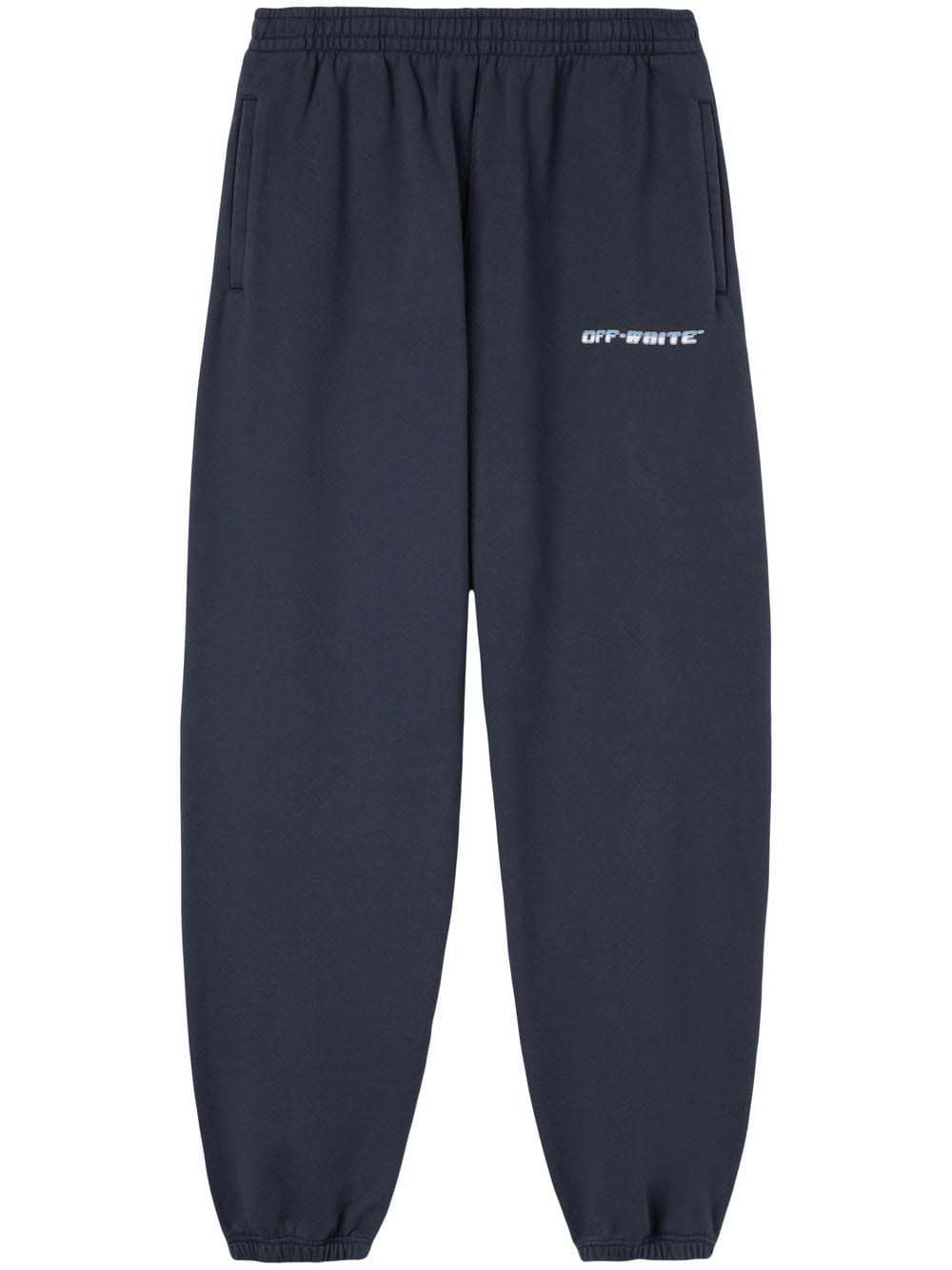OFF-WHITE Between Arrow Slim Sweatpants Outerspace/White