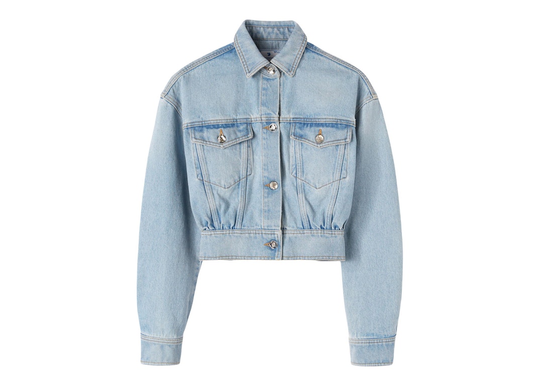Pre-owned Off-white Bleach Baby Baggy Jacket Denim