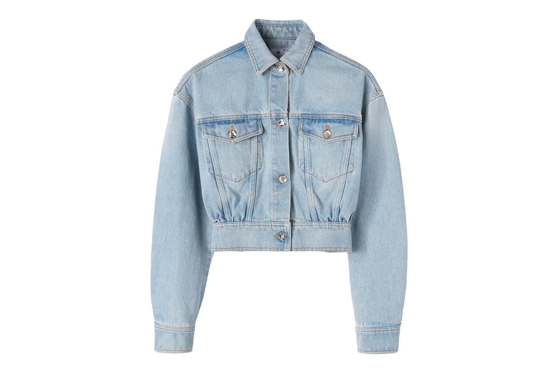Pre-owned Off-white Bleach Baby Baggy Jacket Denim