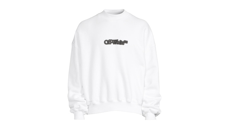 スウェット・トレーナー OFF-WHITE Blurr Book Over Hoodie Black White Off-White Blurr Book Over Black Oversized Sweatshirt | eBay