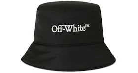 Off-White Bookish Embroidered-Logo Bucket Hat Black/White