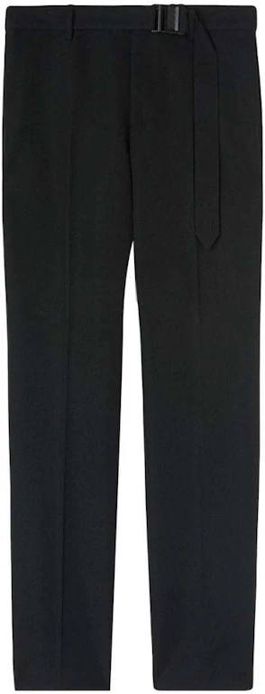 Off-White Buckle Dry Wool Slim Pant Black - FW22 - FR