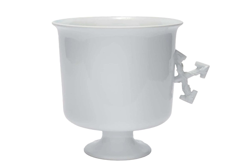 Pre-owned Off-white Offwhite C/o Ginori 1735 Ivy Arrow Small Vase