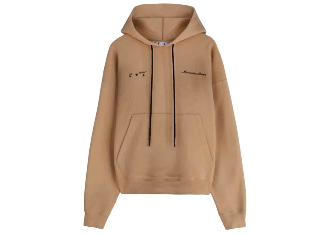 Pre-owned Off-white C/o Project Maybach Hoodie Beige