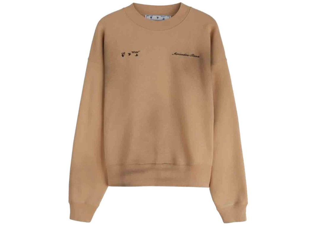 Pre-owned Off-white C/o Project Maybach L/s Sweatshirt Beige