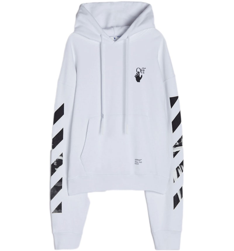 OFF-WHITE Caravaggio Arrows Hoodie White/Black Men's FW21 US