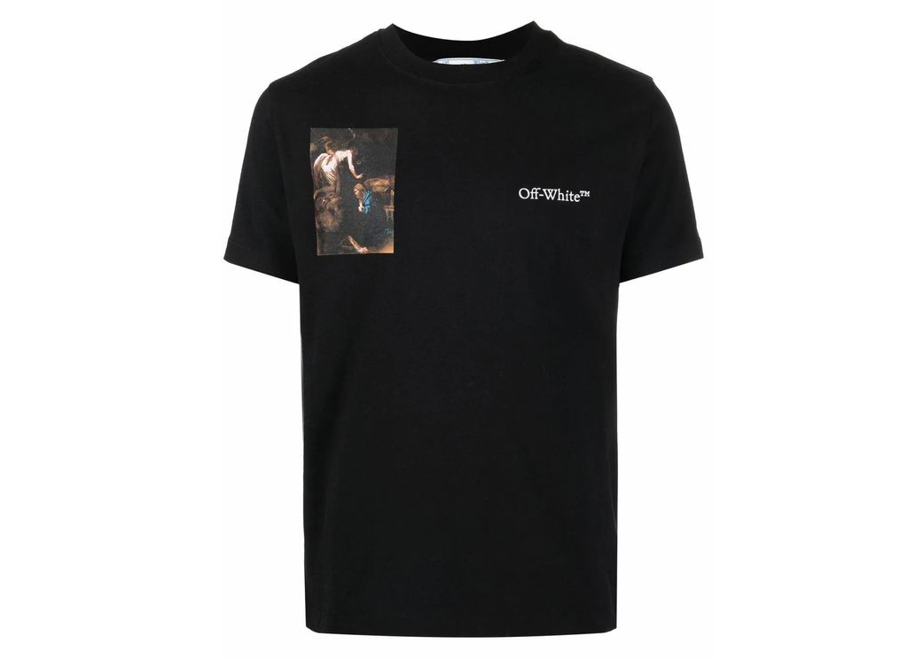 OFF-WHITE Caravaggio Painting S/S T-shirt Black/Yellow