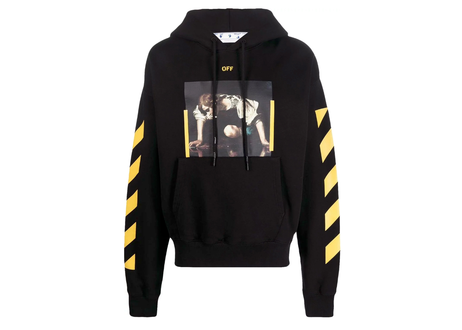 OFF-WHITE Caravaggio Narcis Over Hoodie Black