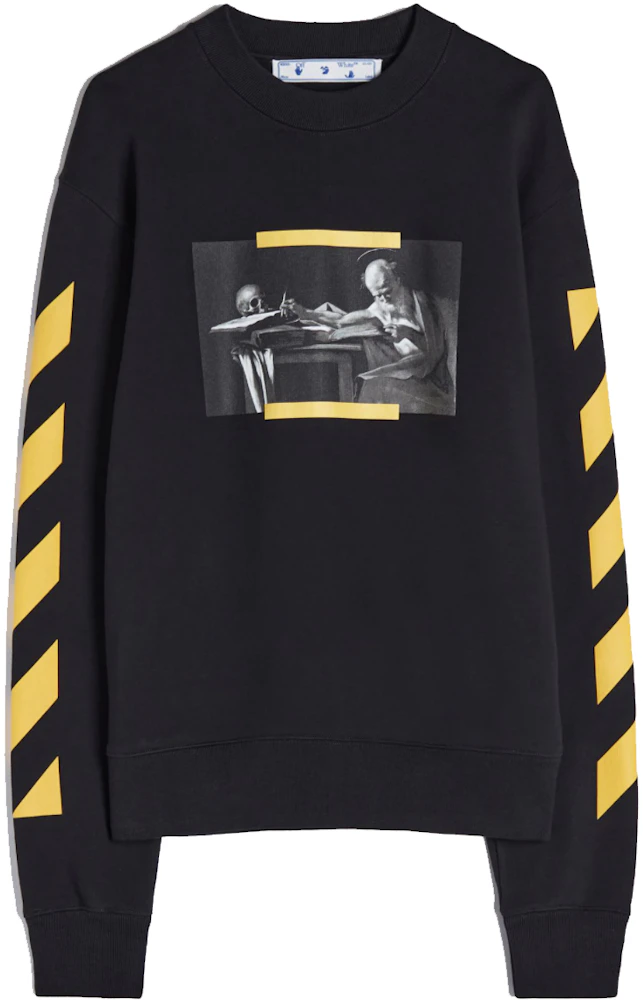 Teoretisk Reproducere salut OFF-WHITE Caravaggio Painting Sweatshirt Black/Yellow - FW21 Men's - US