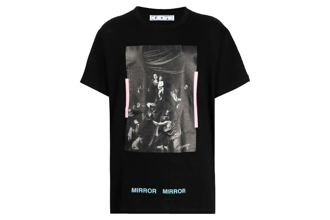 Pre-owned Off-white Caravaggio Painting T-shirt Black