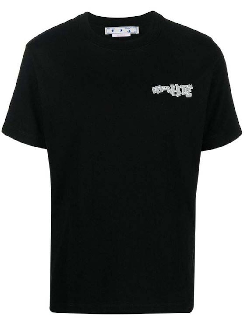 OFF-WHITE Carlos S/S Slim T-Shirt Black/White Men's - FW22 - US