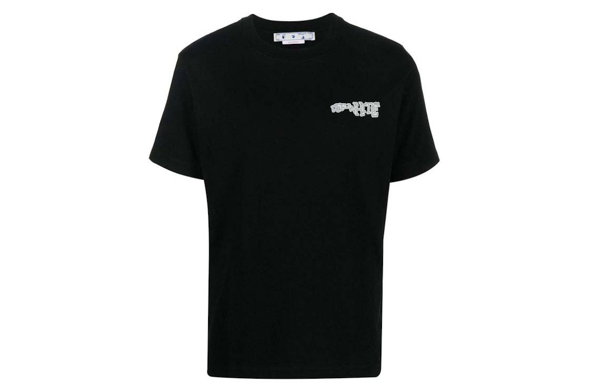 Pre-owned Off-white Carlos S/s Slim T-shirt Black/white