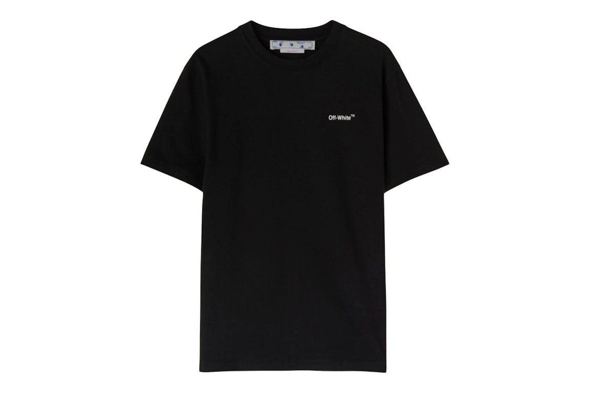 Pre-owned Off-white Chain Arrows-print T-shirt Black/white