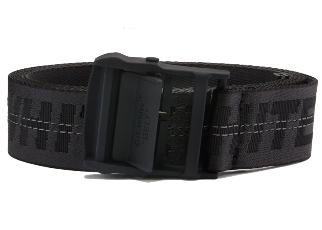 Pre-owned Off-white Classic Industrial Belt (fw21) Black
