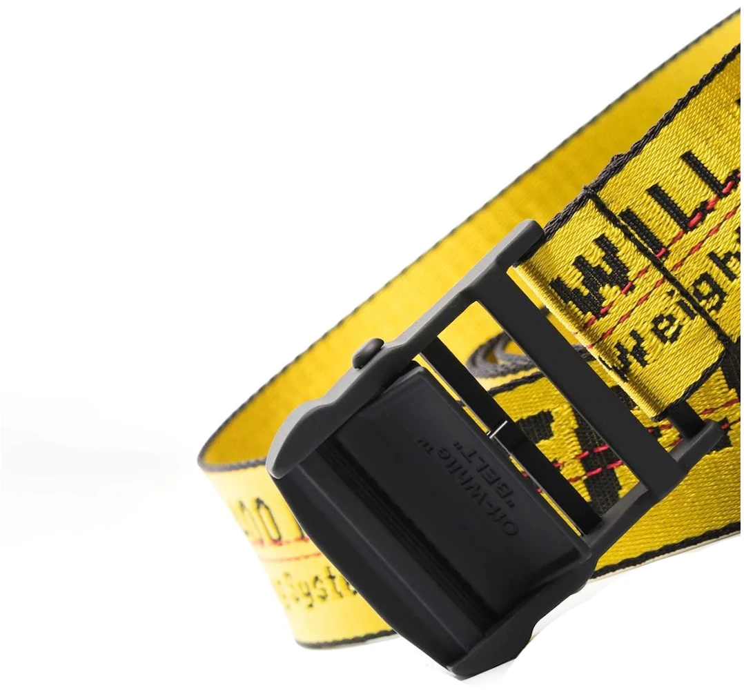OFF-WHITE Classic Industrial Belt Yellow/Black - FW22 - US