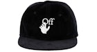 OFF-WHITE Gorra Pana Logo Negro