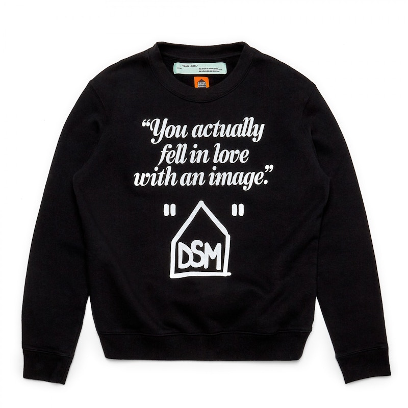 OFF-WHITE DSM Crewneck Black Men's - FW18 - US