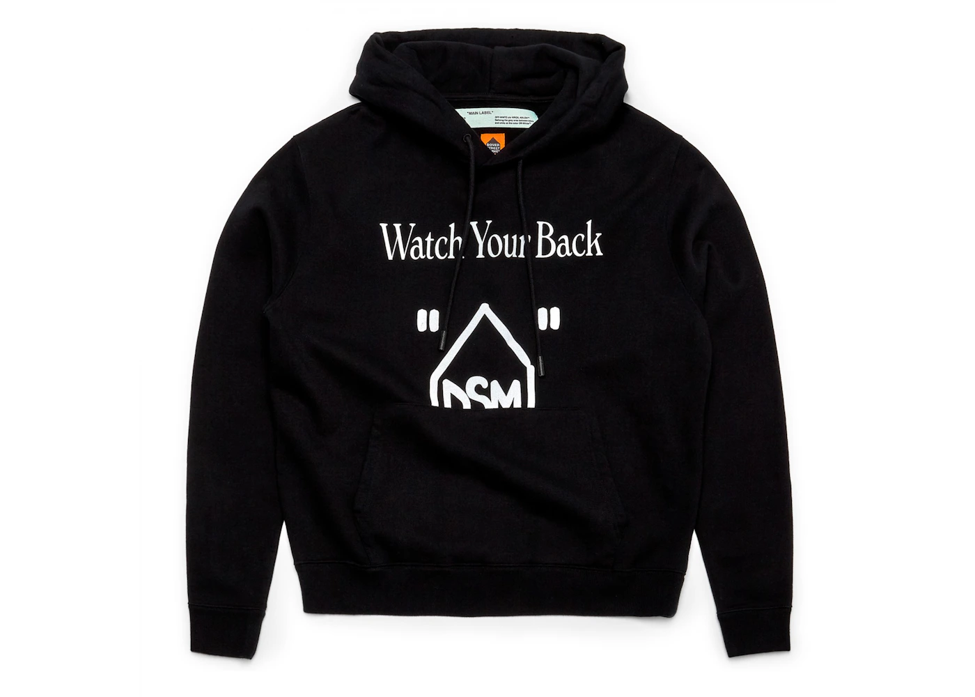 OFF-WHITE DSM Hoodie Black Men's - FW18 - US