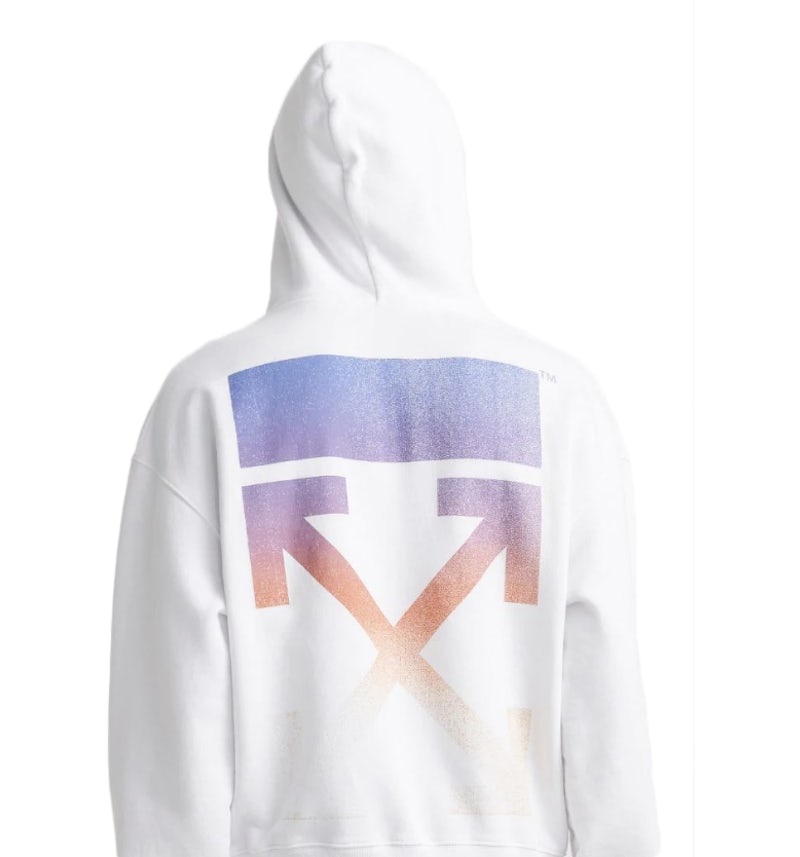 OFF-WHITE Degrade Arrows Hoodie White/Multicolor Men's FW21 US