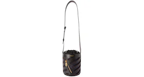 Off-White Diag Cut-Out Bucket Bag Black