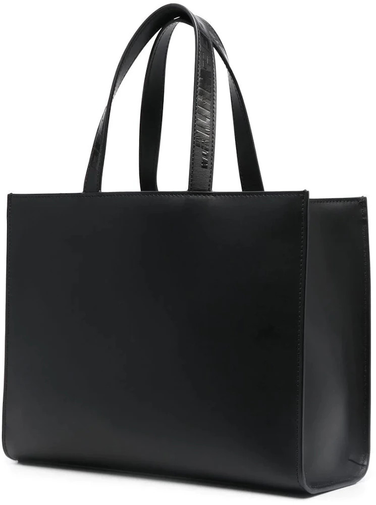 OFF-WHITE Diag Hybrid Shop 28 Lettering Tote Bag Black/White - FW22 - US