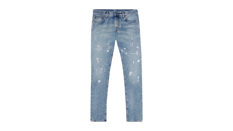 オフホワイト Off White Diag Relaxed Jeans OFF-WHITE Diag Outline Print Vintage Jeans Blue Men's - FW24